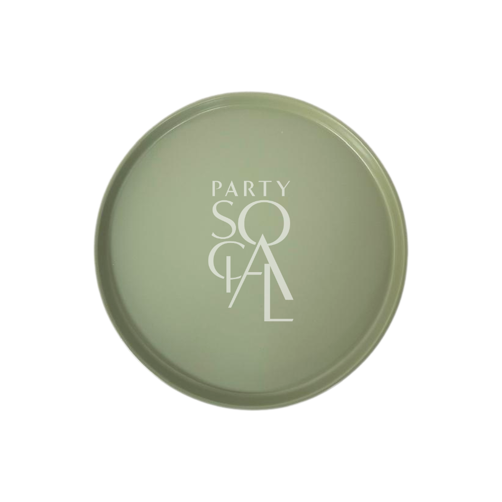 CERAMIC PLATES - SAGE
