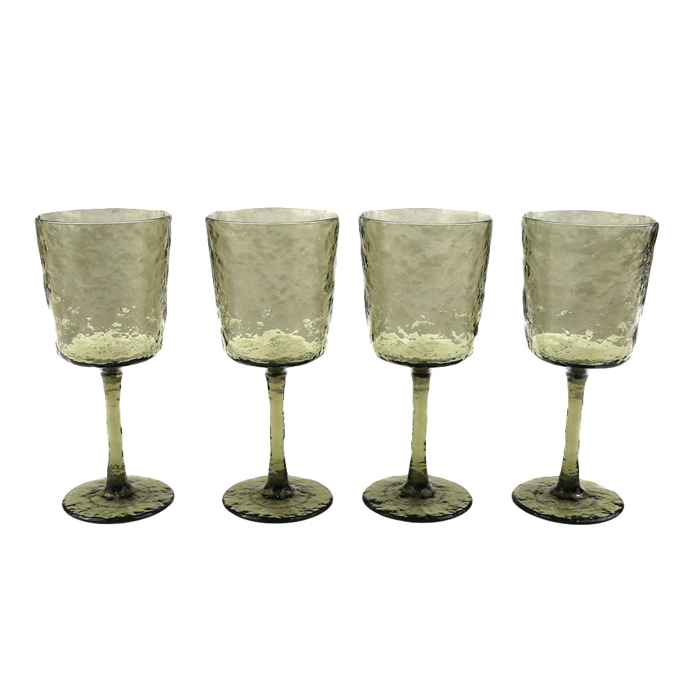 Simple Acrylic Wine Glass - 4 per box, a group of stemware for elegant table settings.
