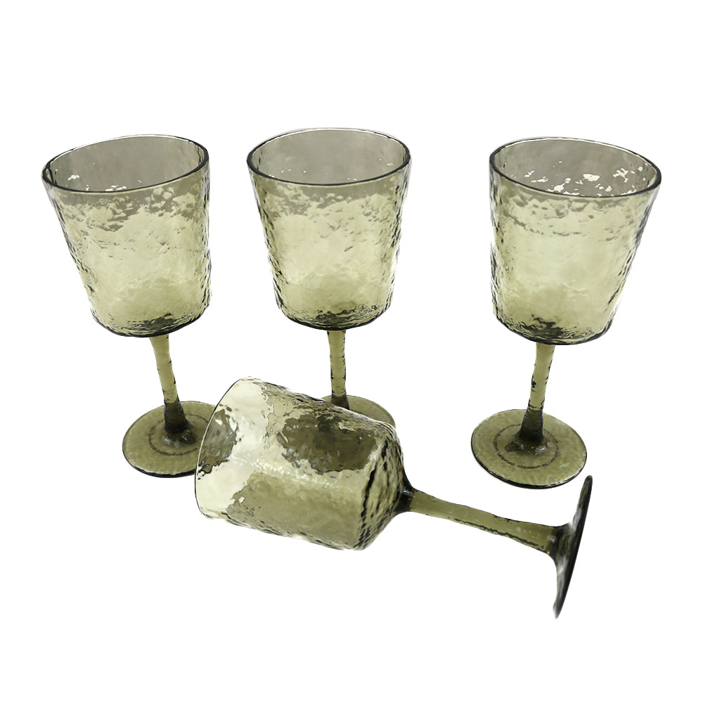 Simple Acrylic Wine Glass, a group of stemware and containers for elegant table settings.