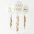 Prestige Balloon Bouquet with metallic gold script for Class of 2026, featuring decorative tassel tails, perfect for celebrating milestone school events.