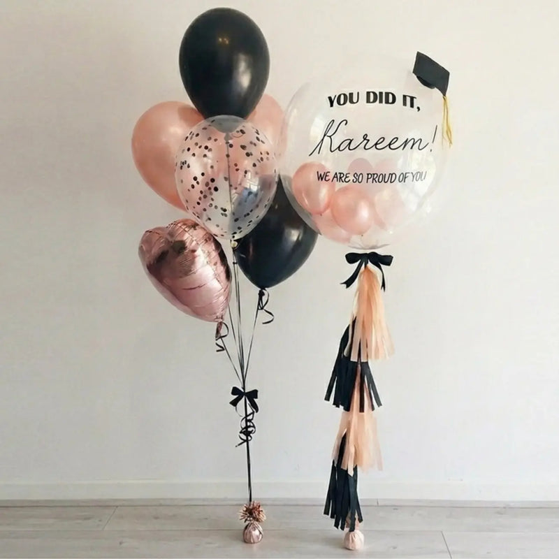 Blush Rose Bliss Balloon Bouquet