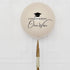 The Luxe Graduate Helium Giant Balloon features a mortarboard icon and Congratulations Olivia Wilson, with a gold and ivory tassel.