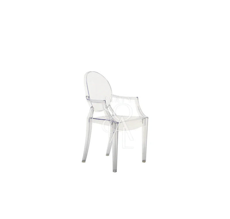 Mini Ghost Chair w/ Arms (Louis)