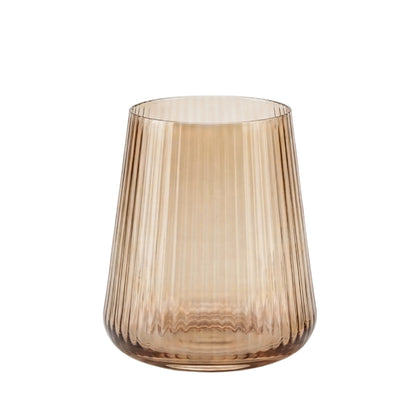 Amber Lined Glassware Collection