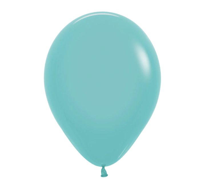 Aquamarine balloon, perfect for parties and events, offered by Party Social. Ideal for enhancing celebratory atmospheres.