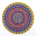 ARABESQUE WOOD PLACEMAT featuring a colorful mandala design, perfect for adding elegance to any event setting. Made of MDF, measures 0.5cm H x 37cm Dia.