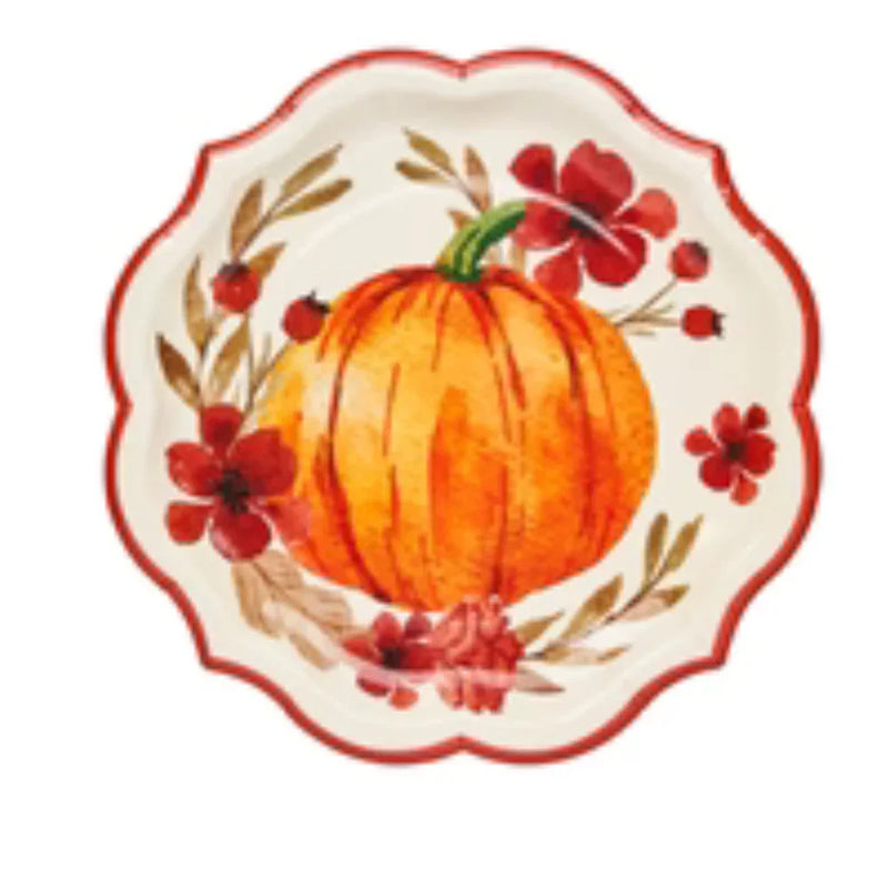 Autumn Foliage Dinner Plate- 8 Per Package