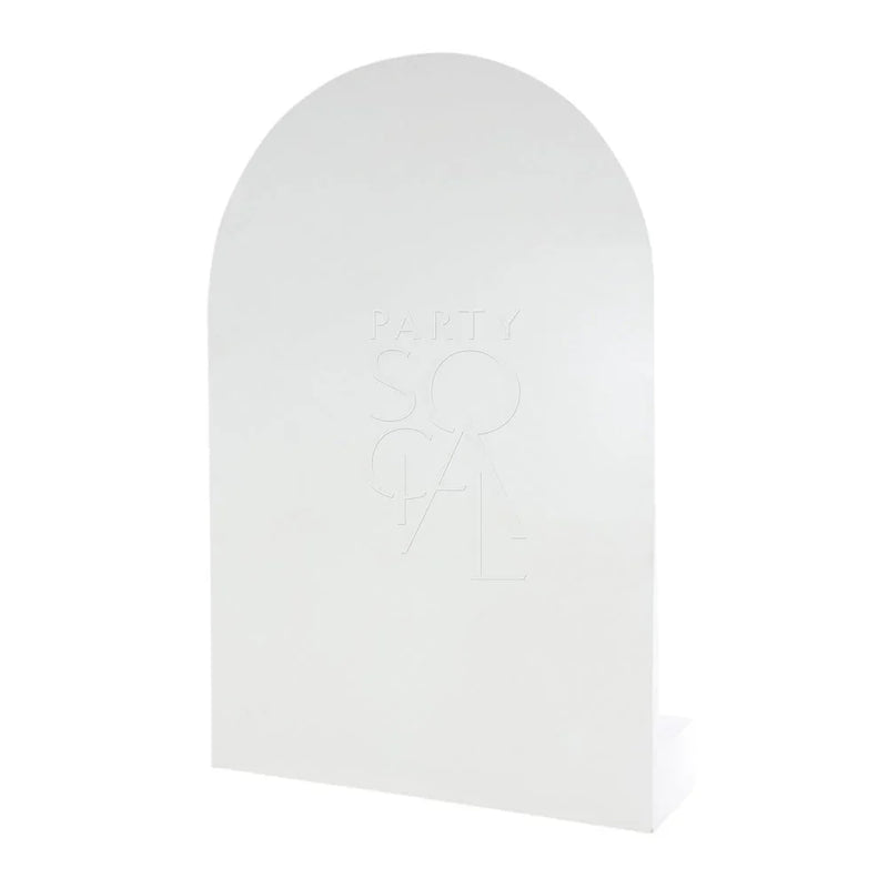 White Wood Curved Backdrop