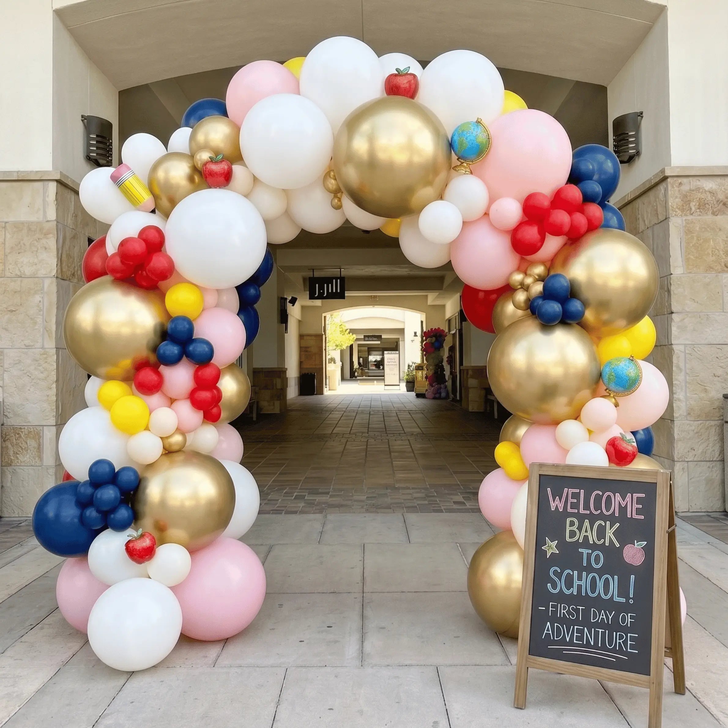 Back to School Balloon Arch