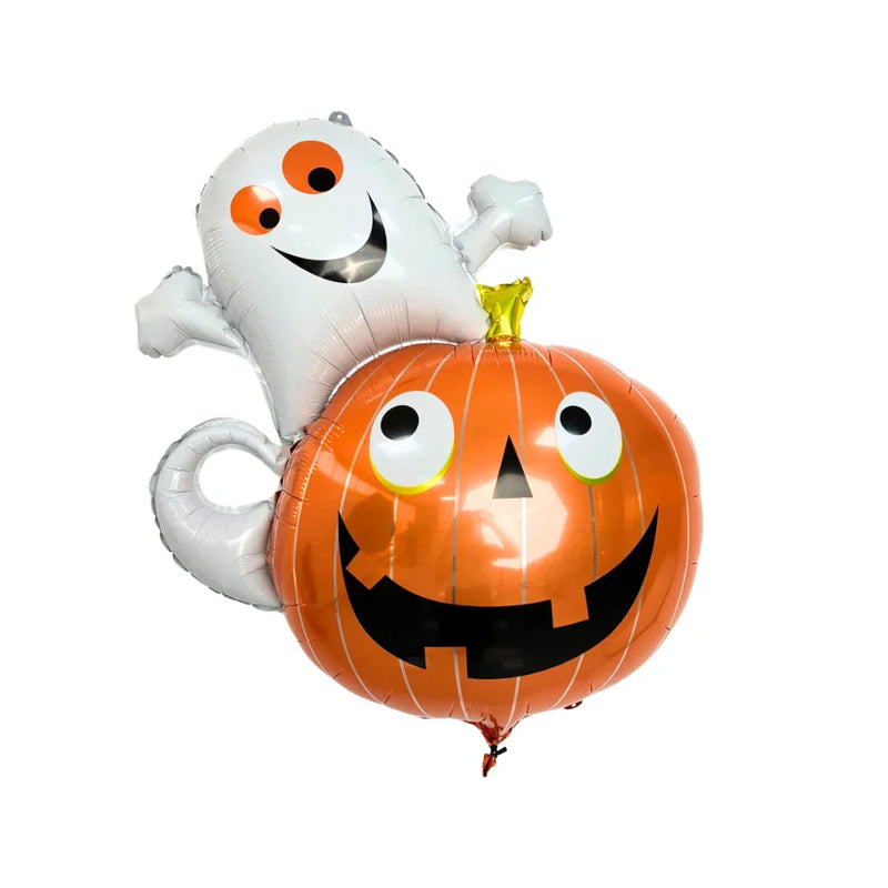 Pumpkin Ghost Foil Balloon