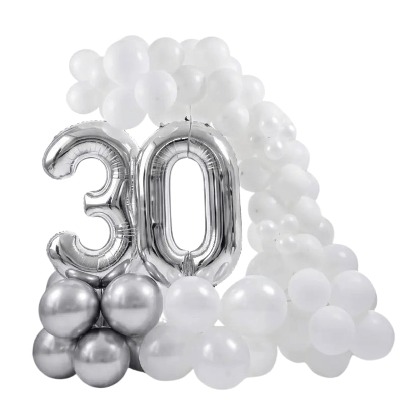 Foil Number Balloon Stack