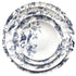 Blue Peacock Collection: A set of stacked ceramic plates with blue floral and bird motifs, perfect for adding sophistication to any dining event.
