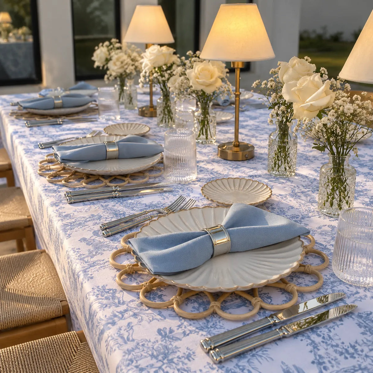 BlueToileDinnerPackage perfect for baby shower 