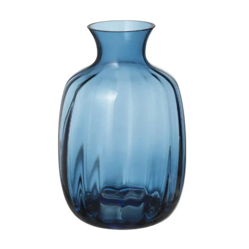 Blue Colored Glass Vase