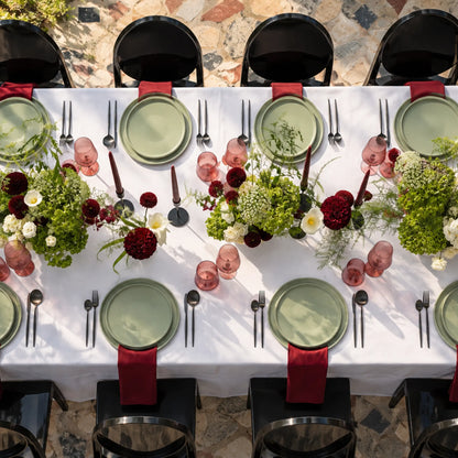 The Burgundy Edit - Dinner Setup