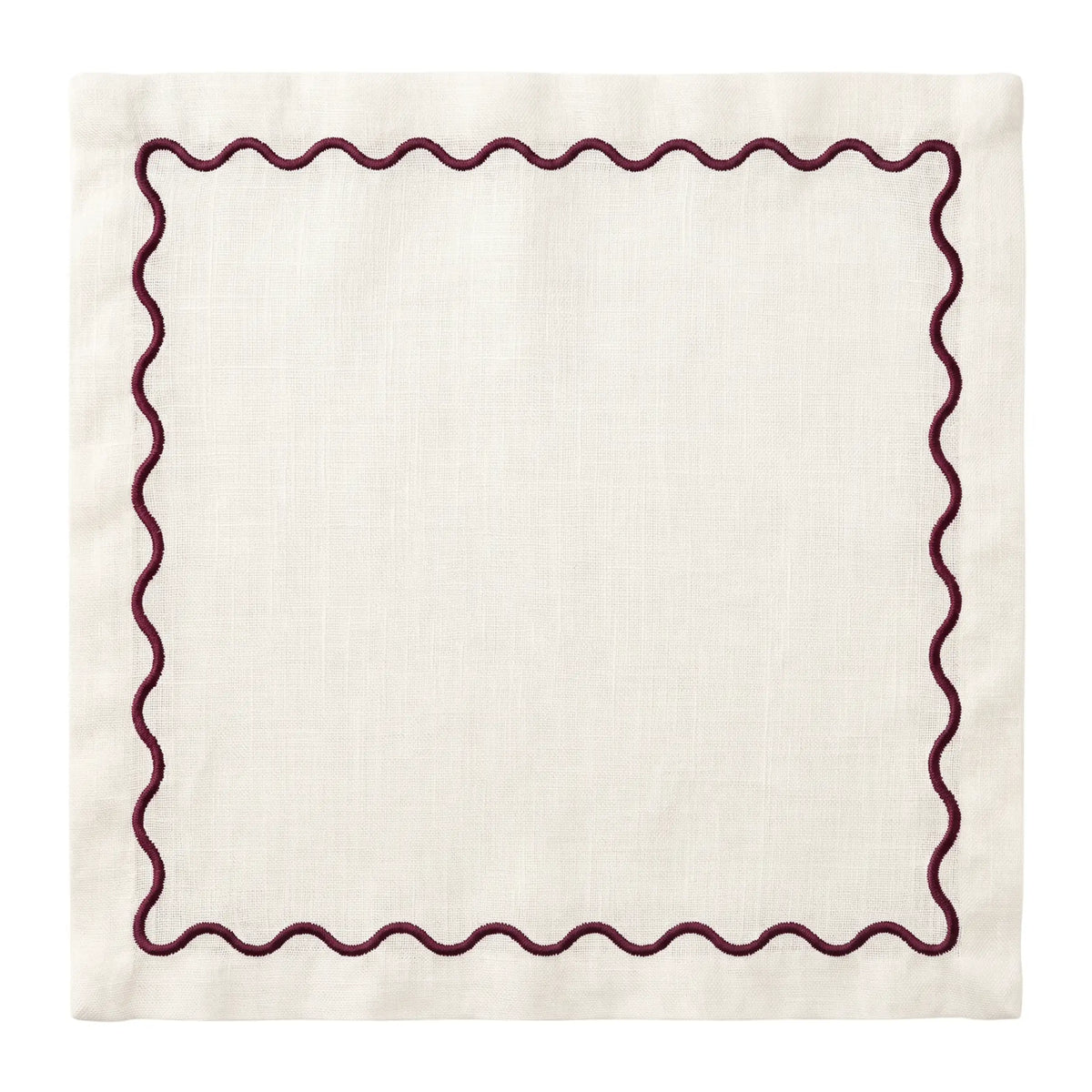 BurgundyWavyNapkin