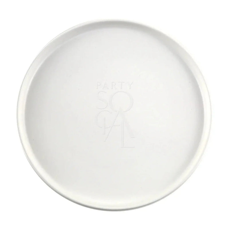 Ceramic Charger Plates - White