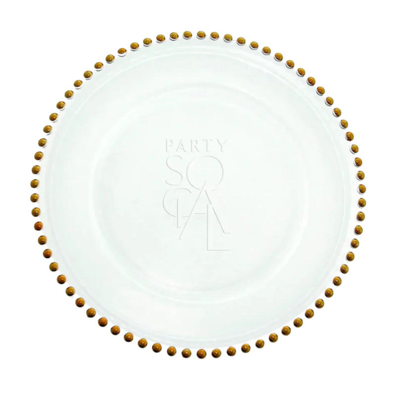 Charger Plate - Beaded