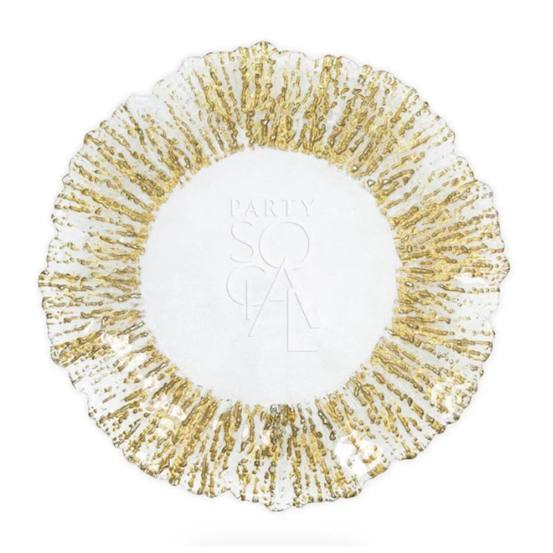 Charger Plate -  Gold Leaf