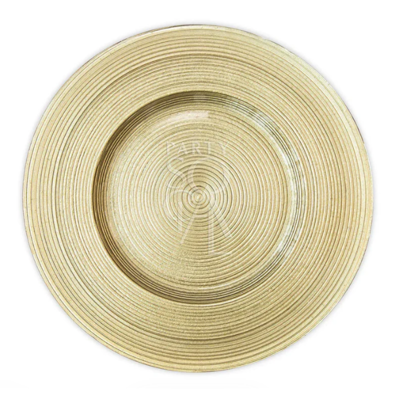 Charger Plate - Gold Lined