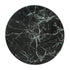 CHARGER PLATE - MARBLE TRAY with black marble finish, veined in white, featuring faint PARTY SOCIAL text, ideal for elegant event serving.