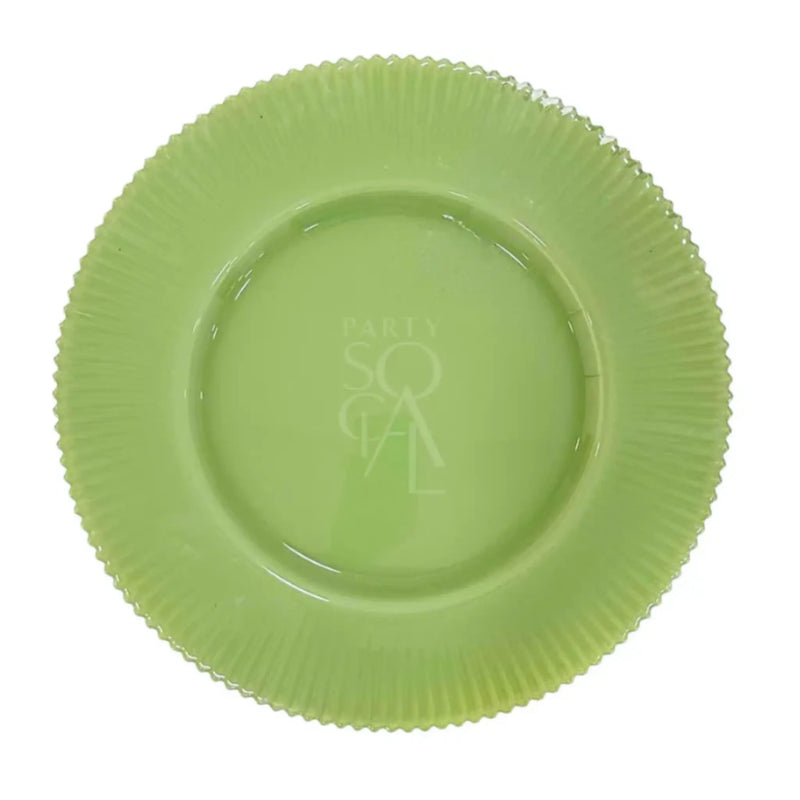 Charger Plate - Sage Lined
