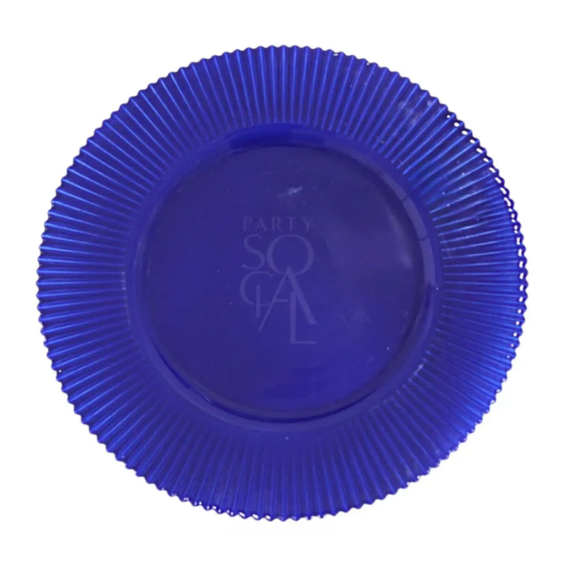 Charger Plate - Ultramarine Lined