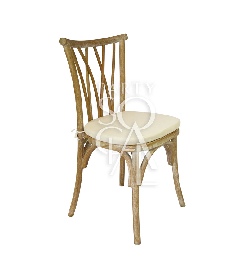 Crisscross Chair Oak Wood