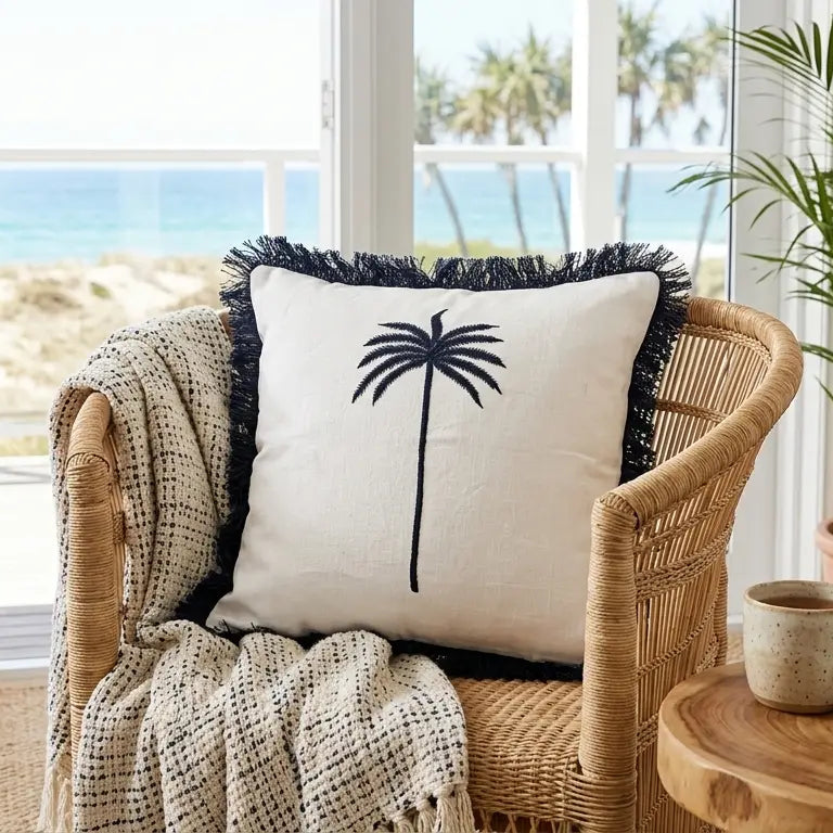 Cushion Cover 1 Palm Tree Design