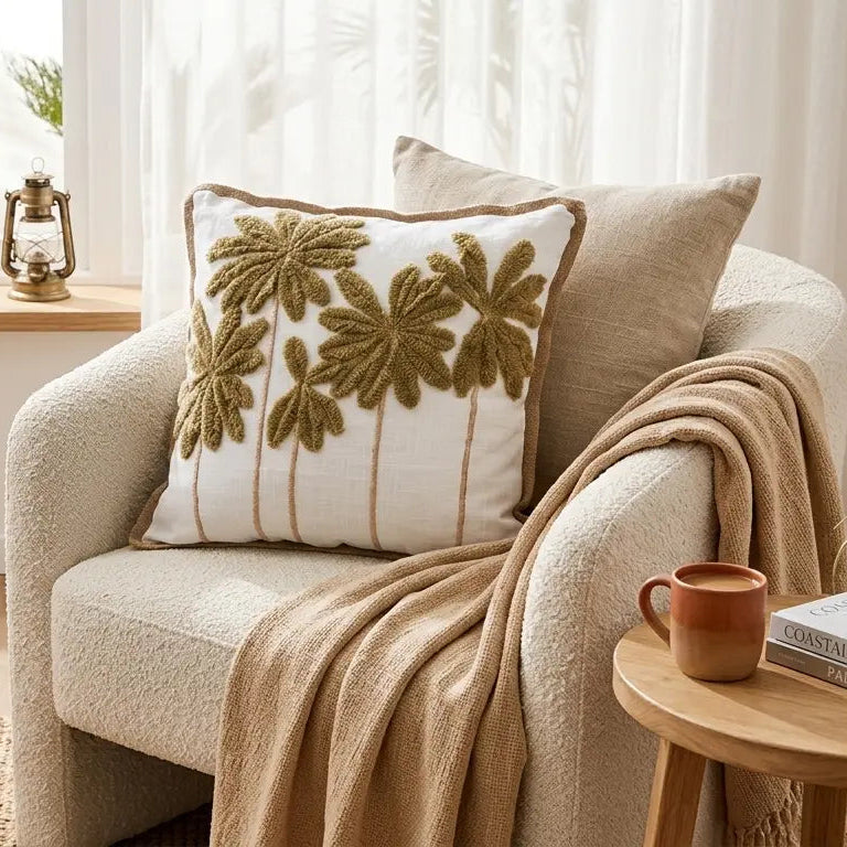 Cushion Cover 5 Palm Tree Design