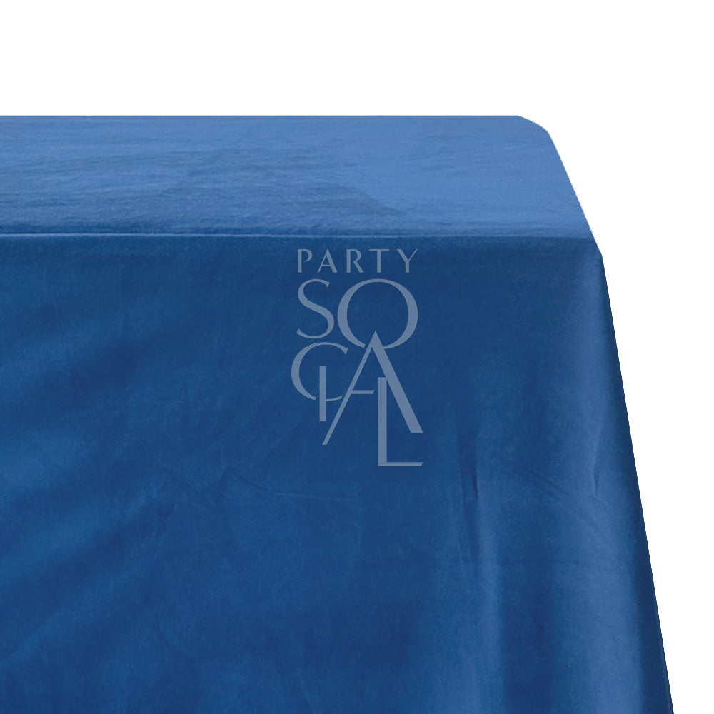 Rectangular Tablecloth Velvet, premium cotton linen, ideal for special occasions and events, offered by Party Social.