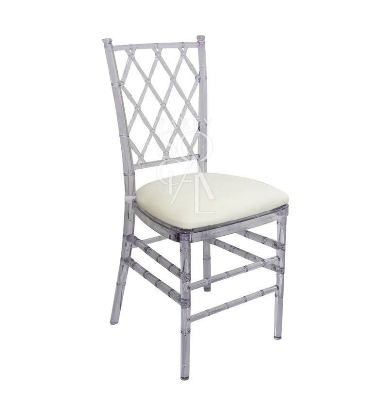Diamond Back Acrylic Chair