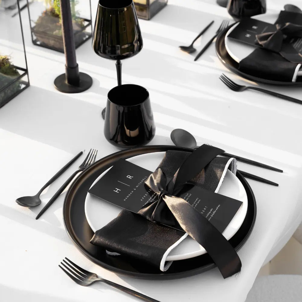Dinnerware or Tableware or Plates for wedding, birthday, corporate or any type of event