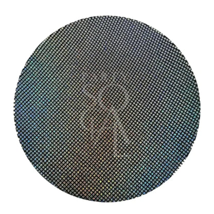 Disco Round Placemat featuring a distinctive grid pattern, resembling a semiconductor wafer, ideal for enhancing elegance at events by Party Social.