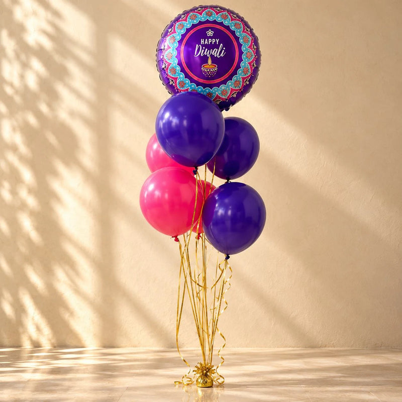 Diwali Helium Balloon Bouquet