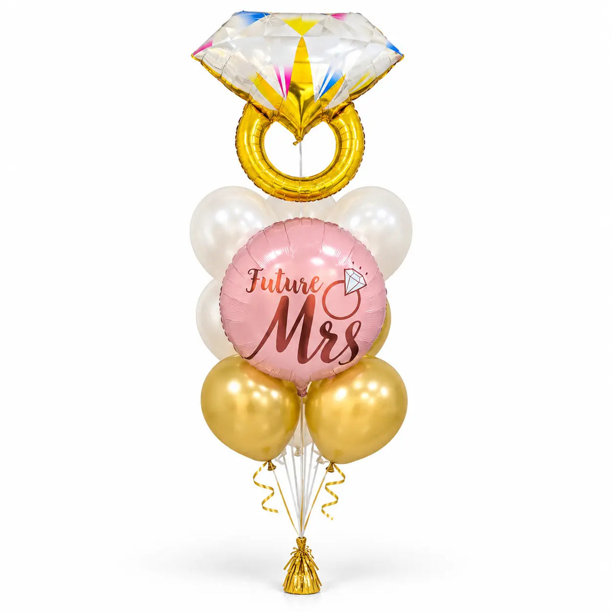 Future Mrs Engagement Helium Balloon Bouquet