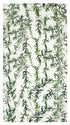 Pattern of green leaves on a white background