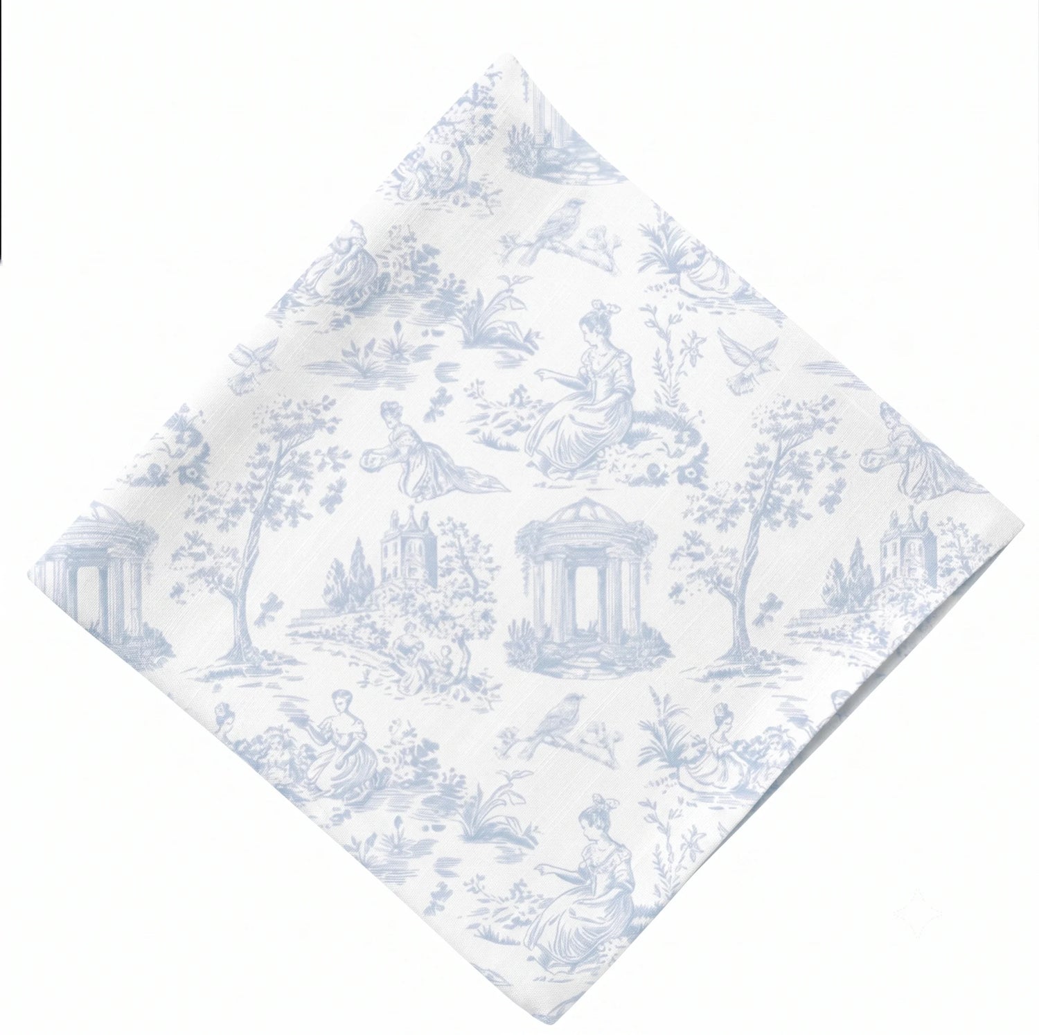 Powder Blue Toile Napkin