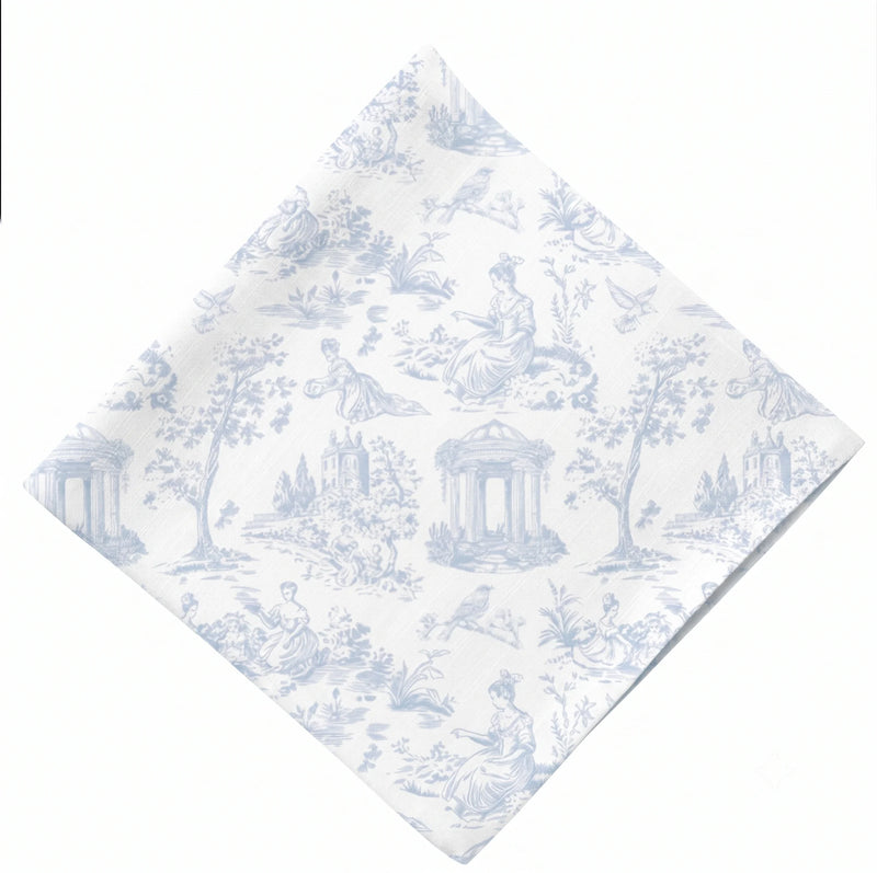 Powder Blue Toile Napkin