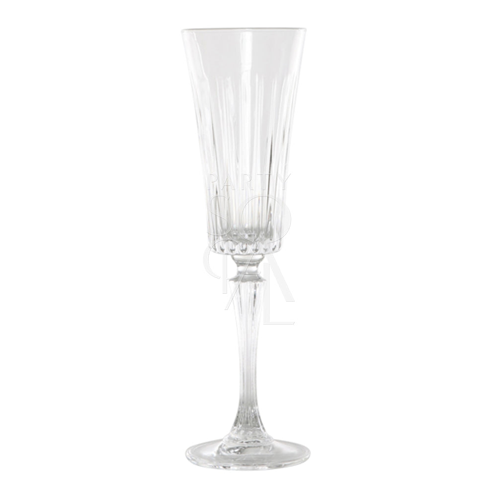 Crystal Paris Glasses: A close-up of clear stemware, perfect for elevating premium events, part of Party Social&