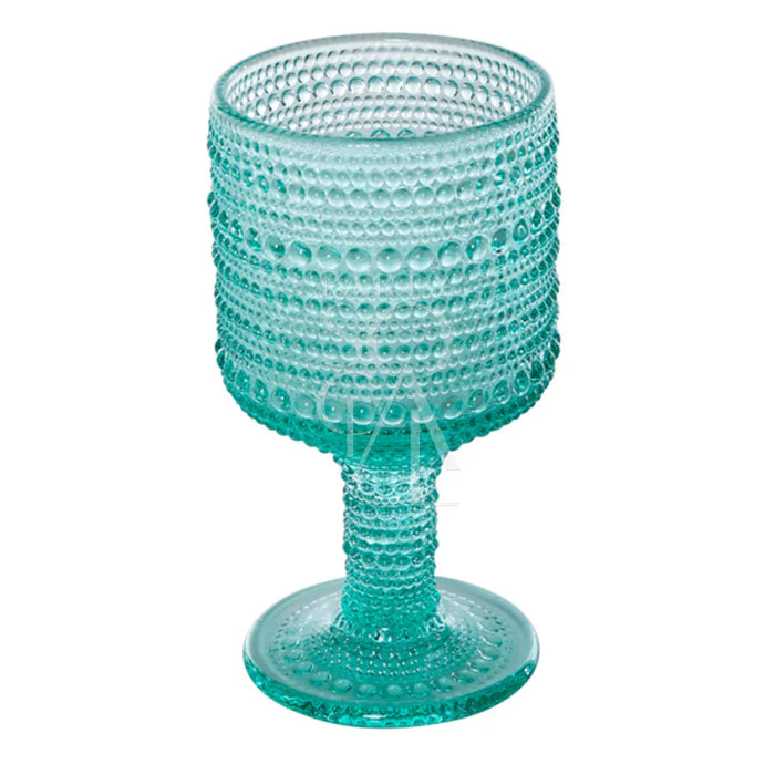 Aqua Vintage Pearl Goblet