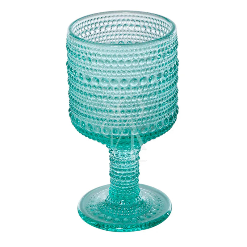 Aqua Vintage Pearl Goblet