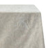 GOLD FOIL RECTANGULAR TABLECLOTH featuring a sleek polylinen design with a subtle logo, ideal for upscale dining setups at weddings or special occasions.