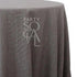 ROUND TABLECLOTH LINEN BLEND displayed on a table, highlighting the premium linen texture ideal for special occasions, from Party Social&