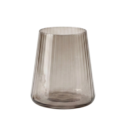 Smokey Grey Glassware collection for wedding and events 