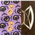 Pumpkin Ghost Bat Polyester Tablecloth featuring pumpkins and bats, perfect for enhancing festive table settings at parties or events.