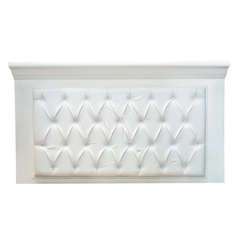 White Leather Bar Unit