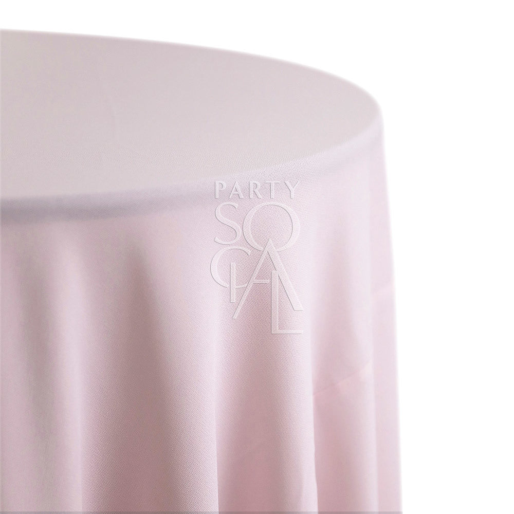 ROUND TABLECLOTH COTTON LINEN on a table, showcasing premium fabric ideal for special occasions, available in various colors from Party Social&