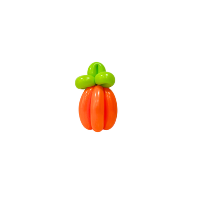 Mini Pumpkin balloon shaped like a pumpkin, perfect for party decorations or gifting with a fun card. Ideal for adding unique charm to events.