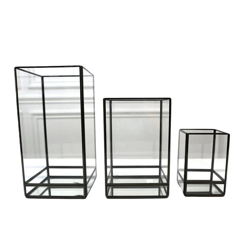 Modern Black Edge Lanterns